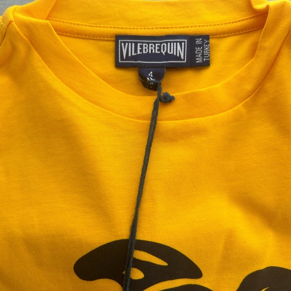 Yellow vilebrequin kids t-shirt - Picture 6 of 7